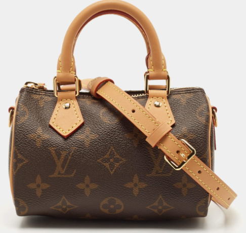 LOUIS VUITTON Louis Vuitton Monogram Canvas Nano Speedy Bag
