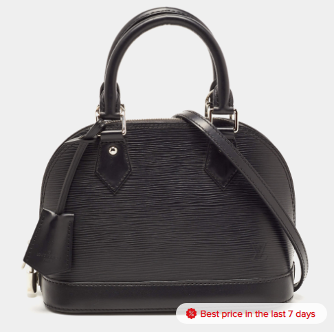 Louis Vuitton Black Epi Leather Alma BB Bag