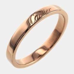 Cartier 18K Rose Gold C De Cartier Wedding Ring Size 57