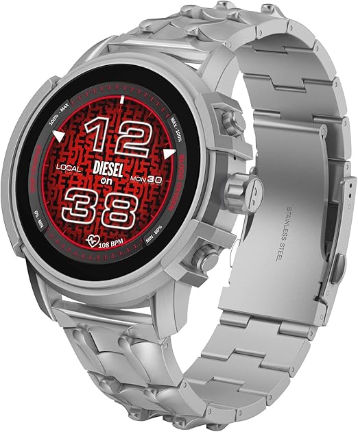 Diesel Griffed Gen 6 Smartwatch with Alexa Built-In, Heart Rate, Blood Oxygen, GPS, Activity Tracking, Speaker, Smartphone Notifications