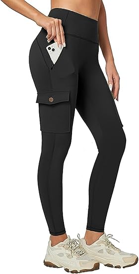 Flamingals High Waisted Scrunch Butt Lifting Hiking Leggings for Women - Buttery Soft Tummy Control Workout Yoga Pants