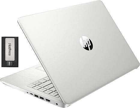 HP Stream 14" HD BrightView Laptop, Intel Celeron N150, 16GB RAM, 416GB Storage (128GB eMMC + 288GB Docking Station Set), Intel UHD Graphics, 720p Camera, Wi-Fi, 1 Year Office 365, Win 11 S, Silver