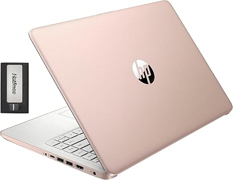 HP Stream 14" HD BrightView Laptop, Intel Celeron N150, 16GB RAM, 288GB Storage (128GB eMMC + 160GB Docking Station Set), Intel UHD Graphics, 720p Webcam, Wi-Fi, 1 Year Office 365, Win 11 S, Gold