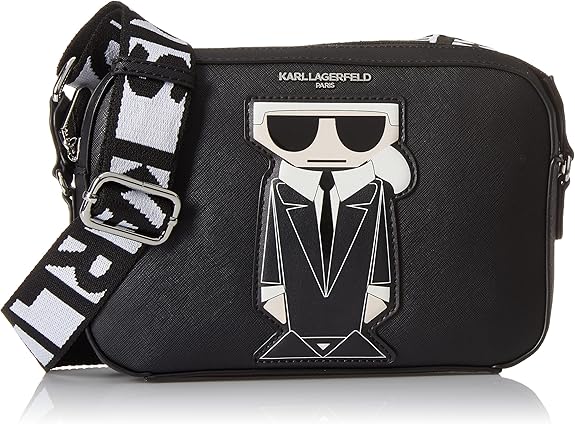 KARL LAGERFELD Paris Women's Maybelle Graphic Camera Crossbody