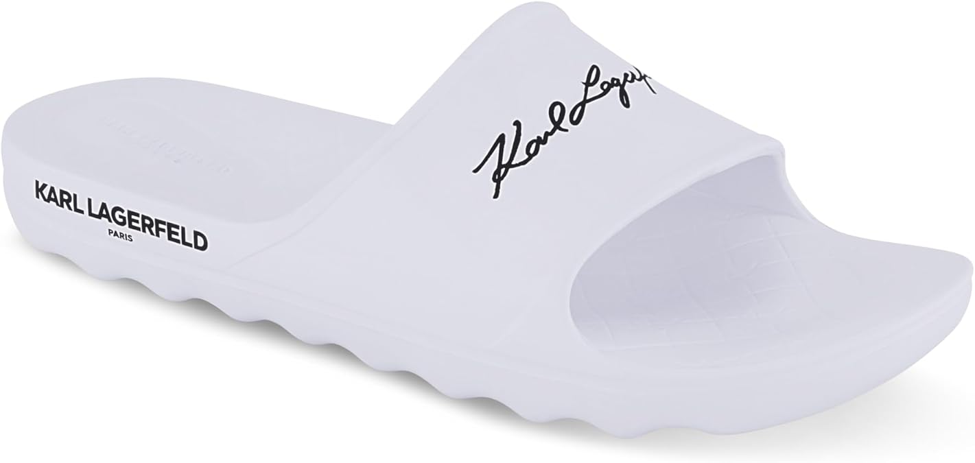 KARL LAGERFELD mens One Piece Eva Pool Slide Sandal