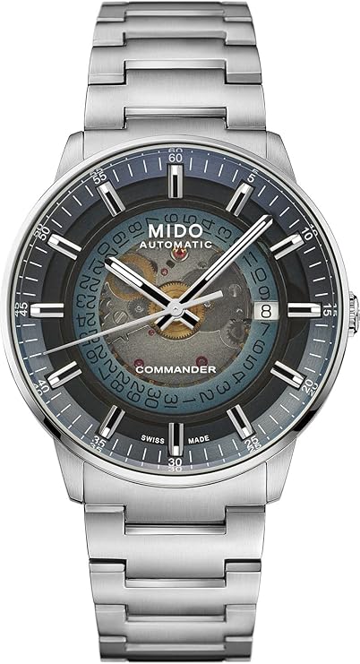 MIDO Commander Gradient - Swiss Automatic Watch for Men - Blue Dial - Case 40mm - M0214071141101