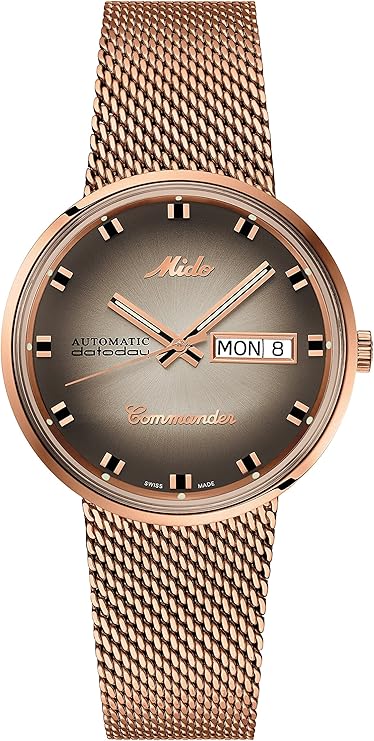 MIDO Commander Shade - Swiss Automatic Watch for Men - Silver Dial - Case 37mm - M842932311