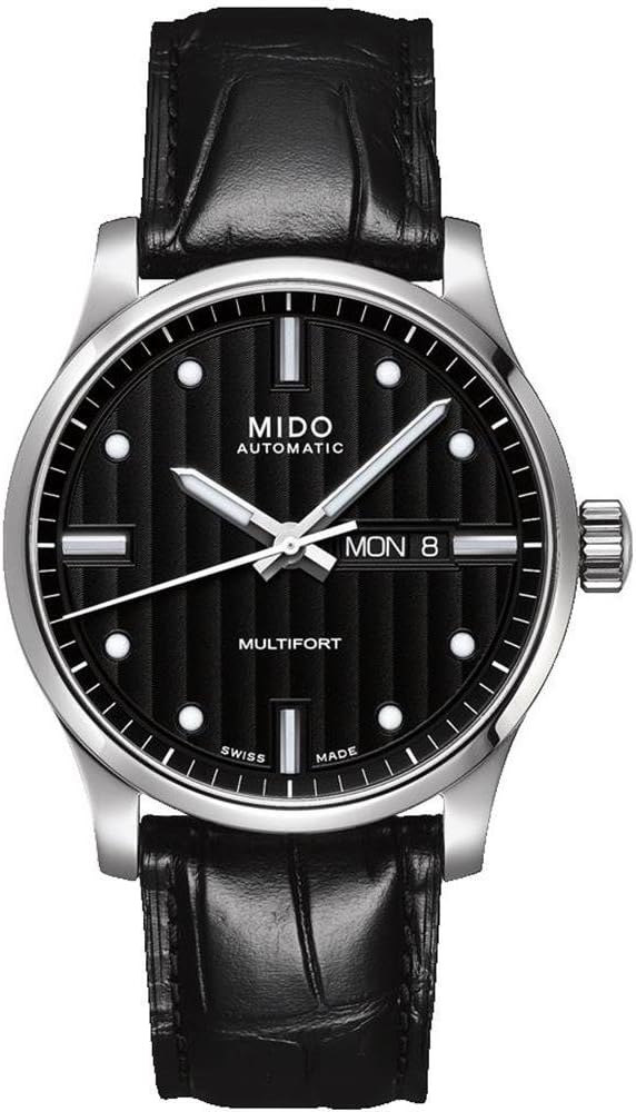 MIDO Multifort Gent - Swiss Automatic Watch for Men - Black Dial - Case 42mm - M0054301603181