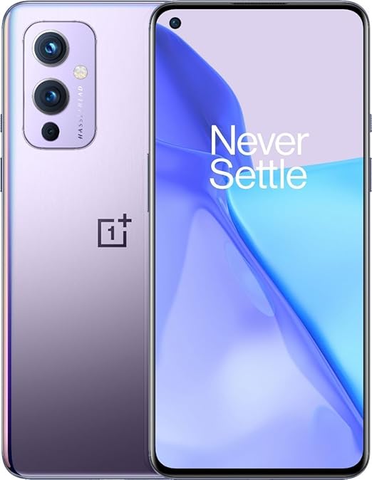 OnePlus 9 Winter Mist 5G Unlocked Android Smartphone U.S Version, 8GB RAM+128GB Storage (Renewed)
