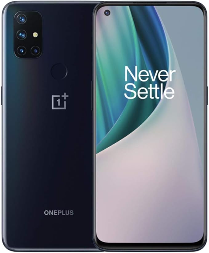 OnePlus Nord N10 5G Unlocked, Midnight Ice, 6GB RAM + 128GB storage, US Version (Renewed)