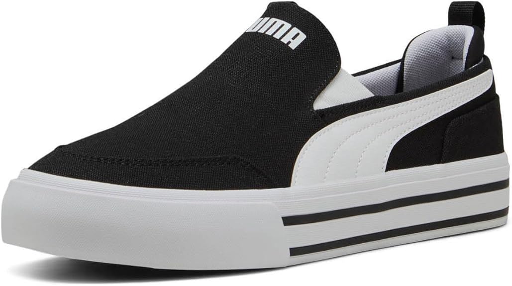 PUMA Mens Court Classic Vulc Slip on Shoes