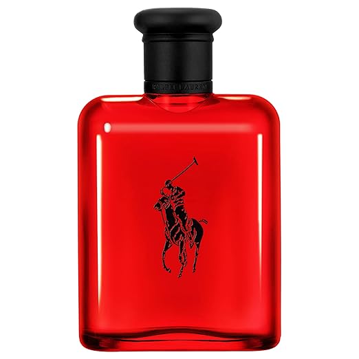 RALPH LAUREN FRAGRANCES - Polo Red - Eau de Toilette - Men's Cologne - Woody & Spicy - With Grapefruit, Saffron, and Redwood - Medium Intensity