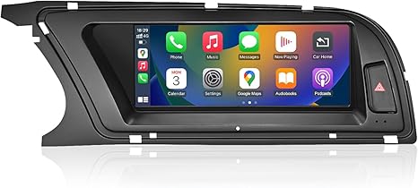 Road Top 8.9 Inch Car Radio Wireless CarPlay Touchscreen for Audi A4 2009-2015 Year with 2GMMI, Car Radio Stereo Multimedia Screen, Support Wireless Android Auto, Navigation, Mirrorlink
