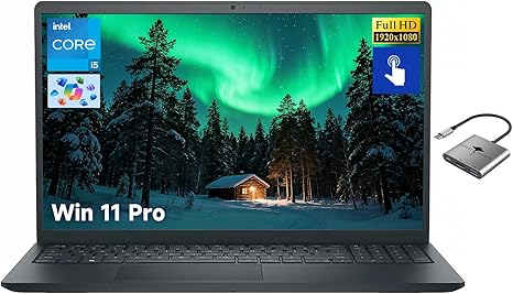 Dell Inspiron 15 Touchscreen Laptop Computer for Business College Student Home, 15.6" FHD Intel 10-Core (Beat i7-1255U) 32GB RAM 1TB SSD, Wi-Fi 6, Win 11 Pro, w/GM Accessory