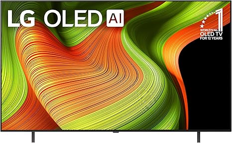 LG 65-Inch Class OLED AI 4K B5 Series Smart TV w/Dolby Atmos, Dolby Vision, HDR10, AI Super Upscaling 4K, Filmmaker Mode, Wow Orchestra, Alexa Built-in (OLED65B5PUA.AUSZ, 2025)