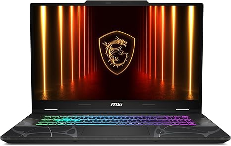 MSI Cyborg 17 17.3" FHD 144Hz Gaming Laptop: Intel Core 7-240H, NVIDIA Geforce RTX 5060, 16GB DDR5, 1TB NVMe SSD, Type C, Wi-Fi 6E, Win 11 Home: Translucent Black B2RWFKG-074US