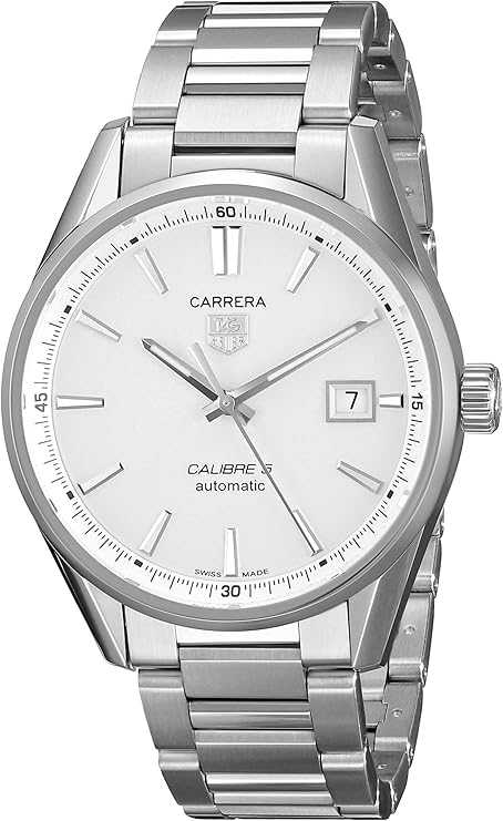 TAG Heuer Men's WAR211B.BA0782 Carrera Stainless Steel Automatic Watch