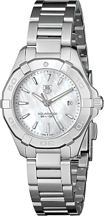 TAG Heuer Women's WAY1412.BA0920 Aquaracer Analog Display Quartz Silver Watch
