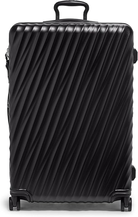 TUMI - 19 Degree Extended Trip Expandable 4 Wheel Packing Case - Durable Hard Shell Zipper Expansion Checked Bag - Suitcase - Matte Black