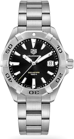 Tag Heuer Aquaracer Brushed Black Dial Men's Watch WBD1110.BA0928