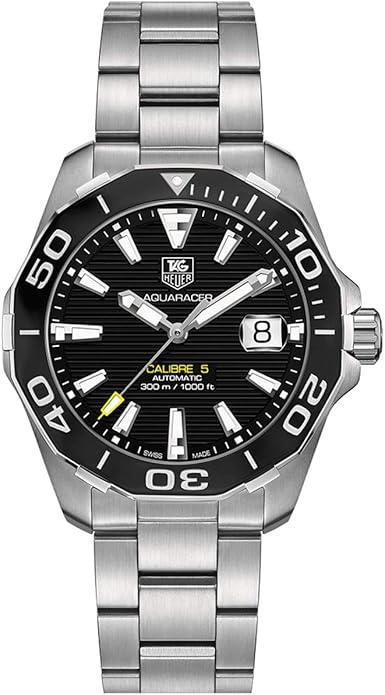 Tag Heuer Men's Aquaracer Calibre 5 Watch Automatic Sapphire Crystal