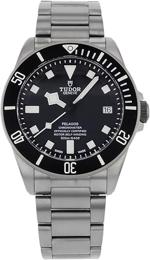 Tudor Pelagos Chronometer Black Dial Titanium Men's Watch M25600TN-0001