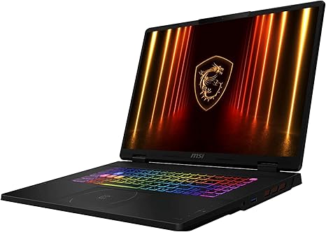 msi Crosshair 18 HX AI 18" 2560x1600 240Hz Display Gaming Laptop, Intel Core Ultra 9 275HX (24 Cores, 2.1-5.4 GHz), NVIDIA RTX 5070 8GB GDDR7, 32GB RAM, 1TB NVMe SSD, Windows 11 Home